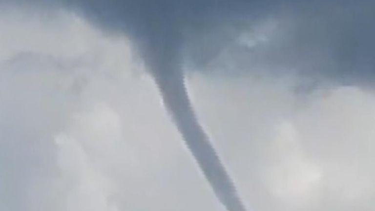 Funnel cloud spotted over Lincolnshire