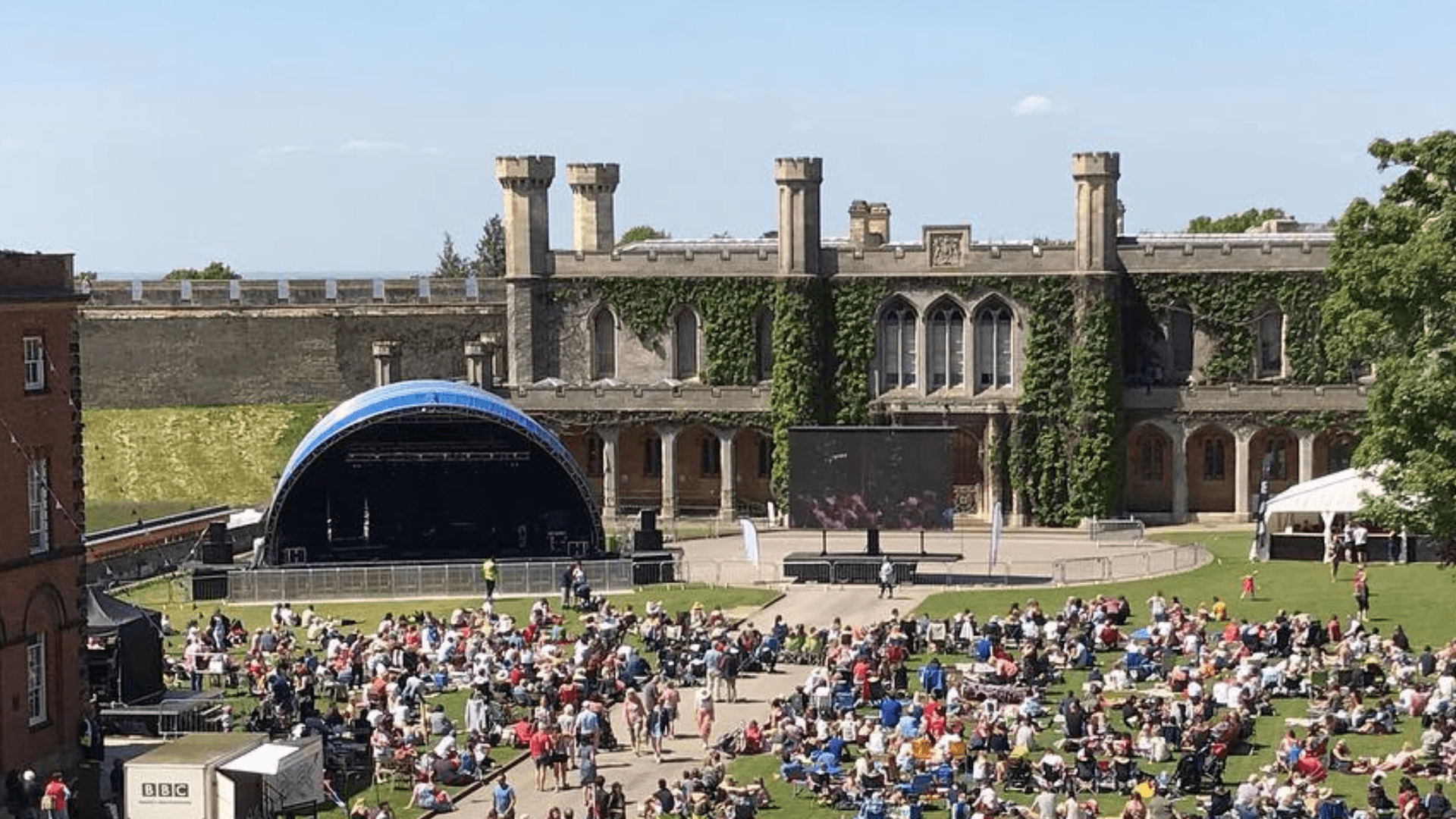 Celebrating the coronation at Lincoln Castle 