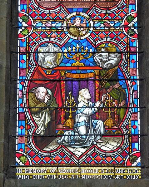 We're so pleased to read the news of the unveiling of a statue in Lincoln to George Boole, the creator of Boolean logic which is the foundation of all computer technology. 
The "Teaching Window" at the Cathedral is dedicated to him - You'll find it on the North side of the nave. https://t.co/ODXXc3FRq4