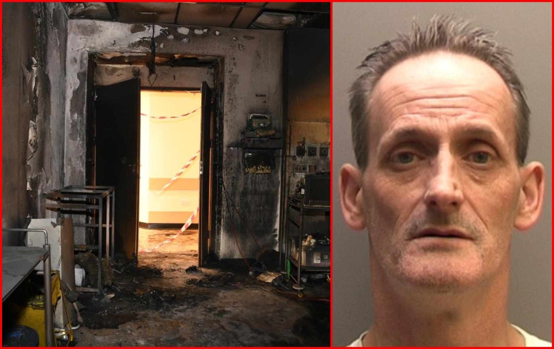 Man who started fire which closed Lincoln A&E sentenced to six years