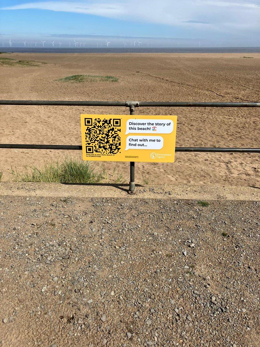 Want to find out more about work we are doing on the Lincolnshire coast?
Say hello to @HelloLampPost_  👋
New signs set up from Mablethorpe to Skegness will help you to find out more. 
Simply scan the QR code or send a text to find out more.