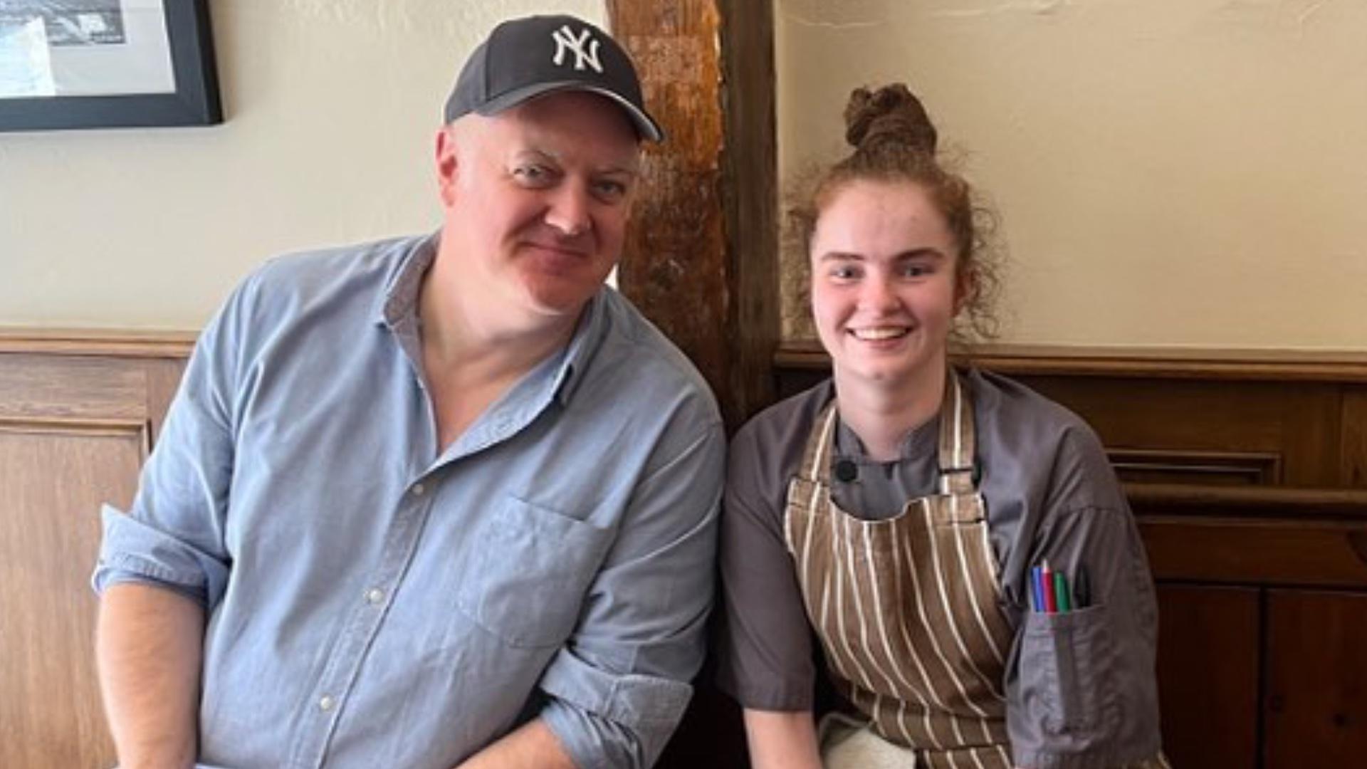 Cathedral and pie: Comedian Dara Ó Briain enjoys trip to Lincoln