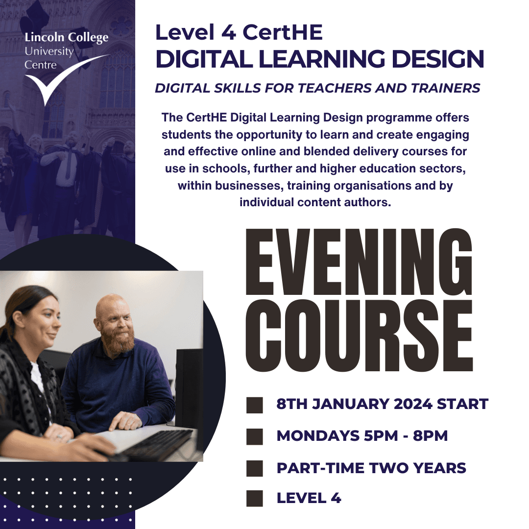 Calling all teachers or trainers - this part-time evening course may be perfect for you! 📣