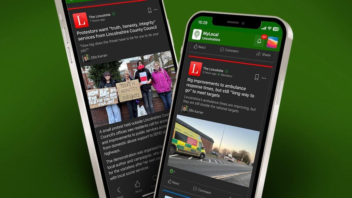 MyLocal is the platform and The Lincolnite is the voice, not an echo
