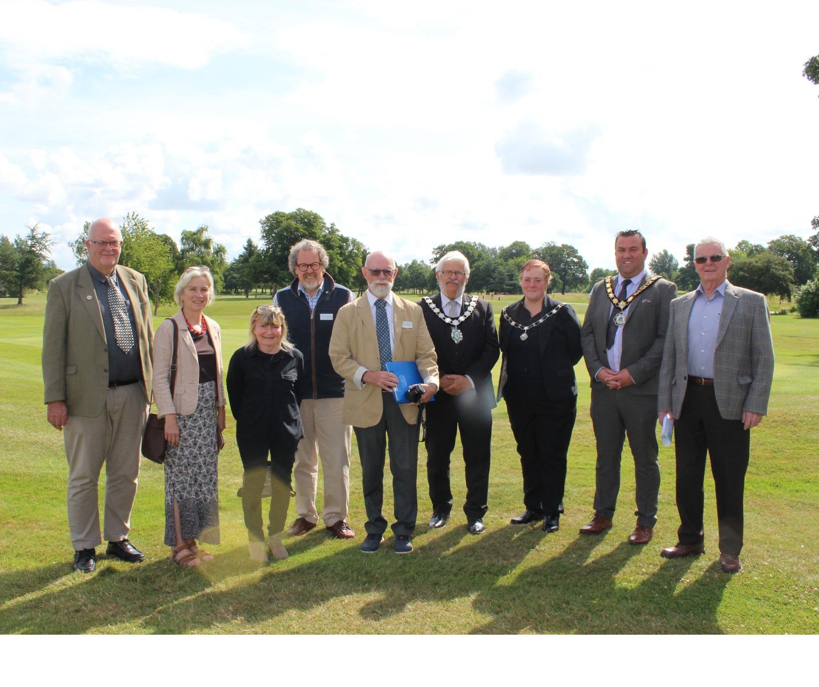 Volunteers put on a blooming great display